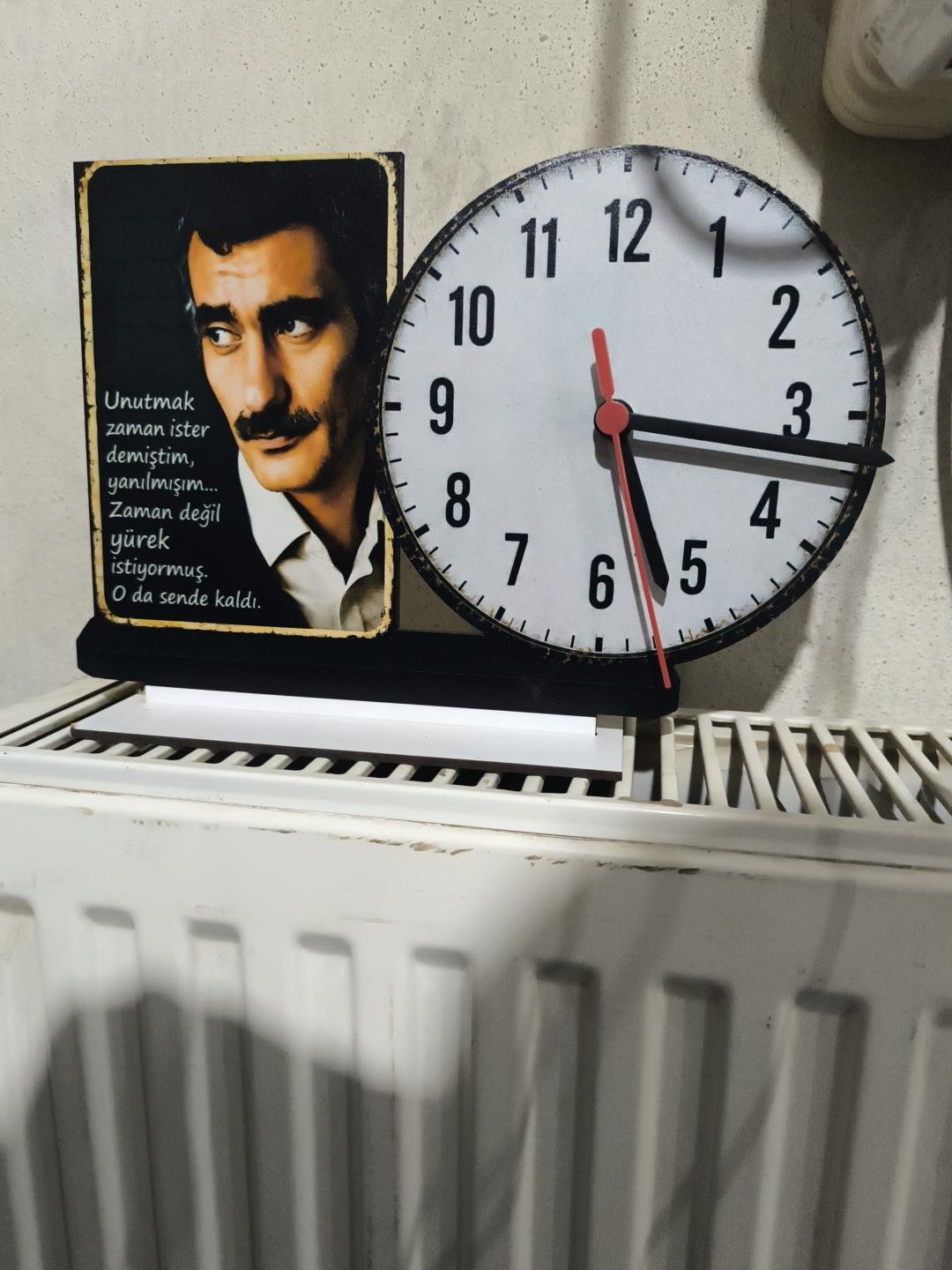 Ahşap Masa Saati görsel 3
