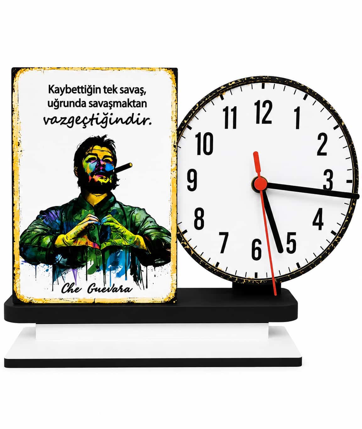 Ahşap Masa Saati2
